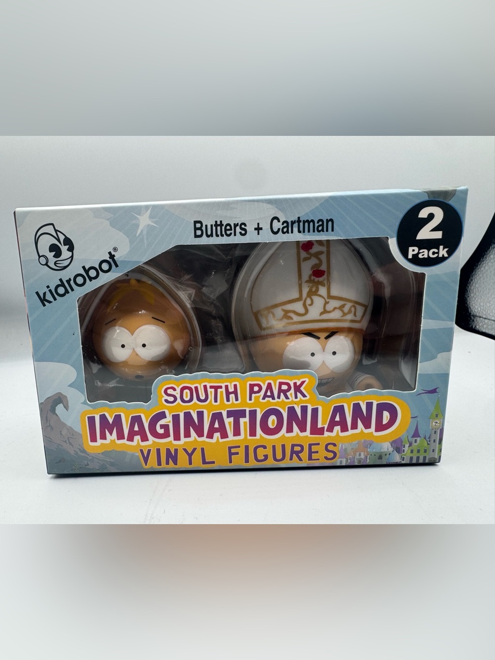 *NEW Kidrobot South Park Imaginationland Butters & Pope Cartman 3" Vinyl Figures